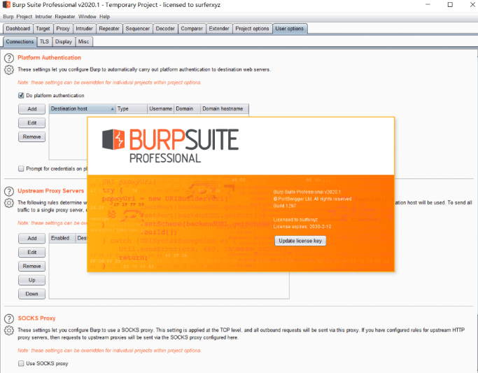 Burpsuite_V2020.1破解版下载